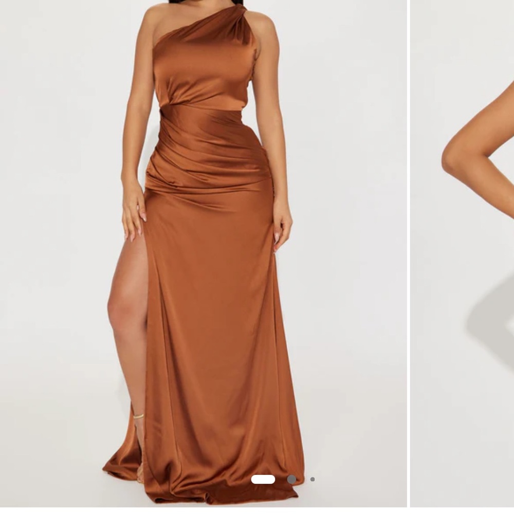 Rust orange Maxi Dress